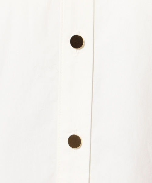 SHIPS（シップス）の「Vネックボタンシャツブラウス◇（シャツ/ブラウス・レディース・ホワイト/ライトブルー/カーキ・ONE SIZE）」の16枚目の写真