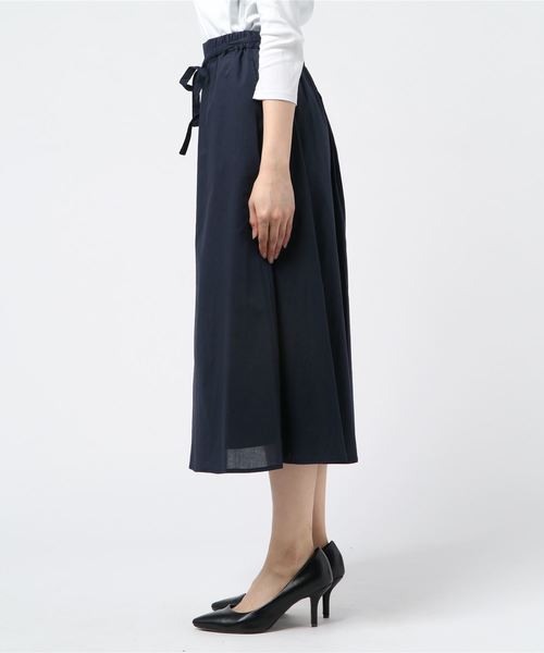 Petit Honfleur(プチオンフルール)の「◇カタログ掲載◇ストライプスカート(スカート・レディース・ブルー/グリーン/ネイビー・M size/L size)」の4枚目の写真