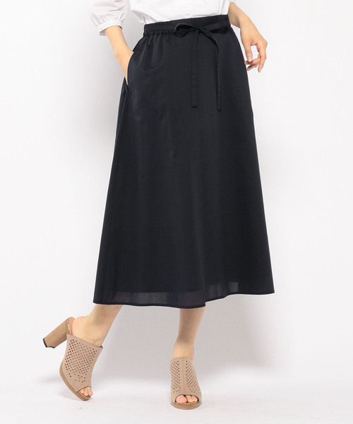 Petit Honfleur(プチオンフルール)の「◇カタログ掲載◇ストライプスカート(スカート・レディース・ブルー/グリーン/ネイビー・M size/L size)」の3枚目の写真