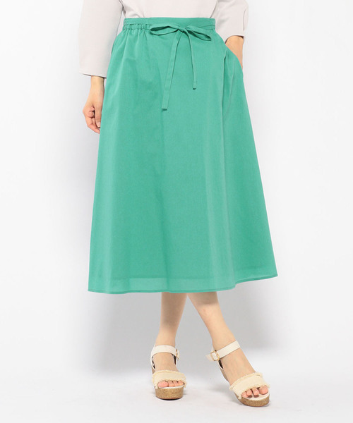 Petit Honfleur(プチオンフルール)の「◇カタログ掲載◇ストライプスカート(スカート・レディース・ブルー/グリーン/ネイビー・M size/L size)」の7枚目の写真