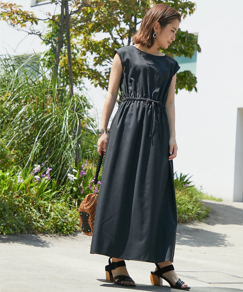 STUDIOUS ステュディオス パネル クロス ロング ワンピース STUDIOUS（ステュディオス）の「パネルクロスロングワンピース
