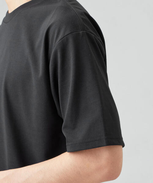 green label relaxing(グリーンレーベルリラクシング)の「MC ○ACT-DRY ヘムコードクルー SS Tシャツ <機能性生地 / 吸水速乾>(Tシャツ/カットソー・メンズ・ブラック/グレー/ホワイト・X-LARGE/SMALL/X-SMALL/MEDIUM/LARGE/XX-LARGE)」の14枚目の写真