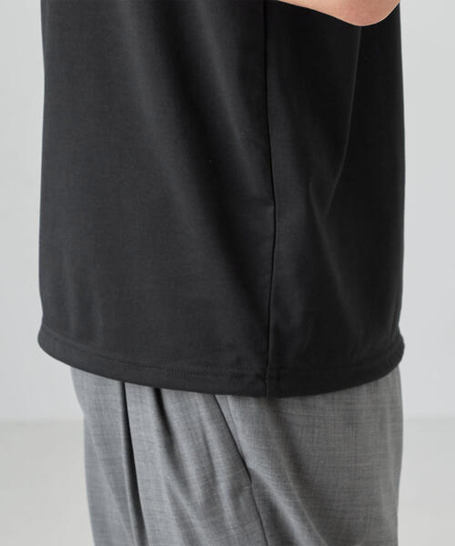 green label relaxing(グリーンレーベルリラクシング)の「MC ○ACT-DRY ヘムコードクルー SS Tシャツ <機能性生地 / 吸水速乾>(Tシャツ/カットソー・メンズ・ブラック/グレー/ホワイト・X-LARGE/SMALL/X-SMALL/MEDIUM/LARGE/XX-LARGE)」の15枚目の写真