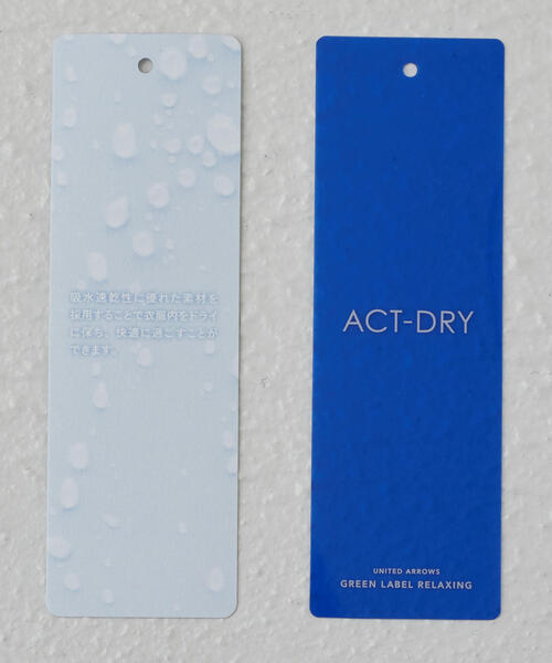 green label relaxing(グリーンレーベルリラクシング)の「MC ○ACT-DRY ヘムコードクルー SS Tシャツ <機能性生地 / 吸水速乾>(Tシャツ/カットソー・メンズ・ブラック/グレー/ホワイト・X-LARGE/SMALL/X-SMALL/MEDIUM/LARGE/XX-LARGE)」の7枚目の写真