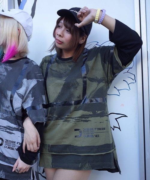 rovtski(ロフトスキー)の「【ビッグシルエット】2019SS SPIRITUAL ASST T SHIRT/スピリチュアル オーバーサイズ デザインTシャツ(Tシャツ/カットソー・レディース・カーキ/ホワイト系その他/ブラック系その他/グレー系その他/ホワイト系その他2/ブラック系その他2/コバルトブルー/グレー系その他2・FREE)」の7枚目の写真