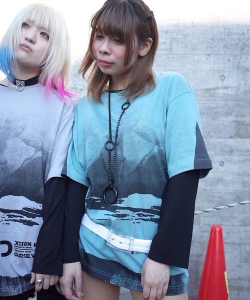rovtski(ロフトスキー)の「【ビッグシルエット】2019SS SPIRITUAL ASST T SHIRT/スピリチュアル オーバーサイズ デザインTシャツ(Tシャツ/カットソー・レディース・カーキ/ホワイト系その他/ブラック系その他/グレー系その他/ホワイト系その他2/ブラック系その他2/コバルトブルー/グレー系その他2・FREE)」の8枚目の写真