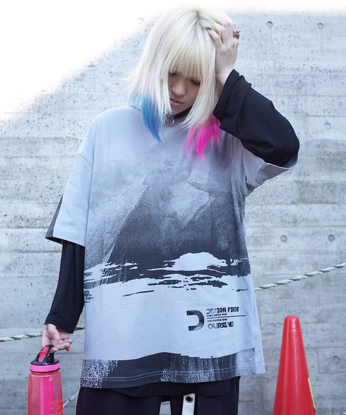 rovtski(ロフトスキー)の「【ビッグシルエット】2019SS SPIRITUAL ASST T SHIRT/スピリチュアル オーバーサイズ デザインTシャツ(Tシャツ/カットソー・レディース・カーキ/ホワイト系その他/ブラック系その他/グレー系その他/ホワイト系その他2/ブラック系その他2/コバルトブルー/グレー系その他2・FREE)」の6枚目の写真