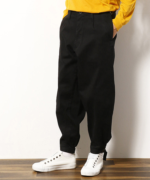 Purple Yellow パープルアンドイエロー の ｔｖ媒体着用商品 大人気商品 テーパードパンツ デニム トビパンツ 鳶 デニムパンツ Wear