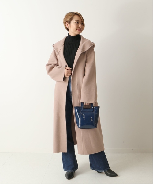 JOINT WORKS（ジョイントワークス）の「ダブルビーバーフードコート◆（その他アウター・レディース・ブラック/ベージュ・FREE）」の4枚目の写真