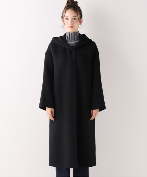 JOINT WORKS（ジョイントワークス）の「ダブルビーバーフードコート◆（その他アウター・レディース・ブラック/ベージュ・FREE）」の7枚目の写真