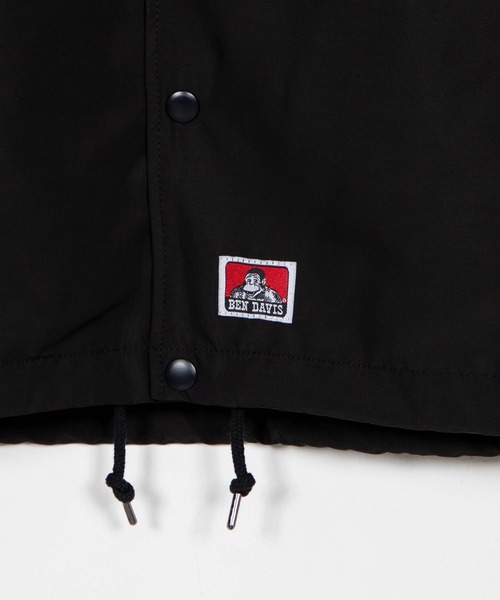 BEN DAVIS(ベンデイビス)の「WEGO/BEN DAVISロゴコーチジャケット(ブルゾン・メンズ・ブラック・LARGE/MEDIUM)」の5枚目の写真
