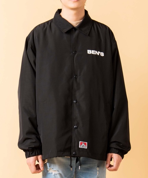 BEN DAVIS(ベンデイビス)の「WEGO/BEN DAVISロゴコーチジャケット(ブルゾン・メンズ・ブラック・LARGE/MEDIUM)」の10枚目の写真