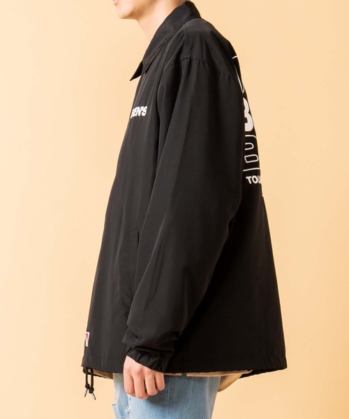 BEN DAVIS(ベンデイビス)の「WEGO/BEN DAVISロゴコーチジャケット(ブルゾン・メンズ・ブラック・LARGE/MEDIUM)」の9枚目の写真