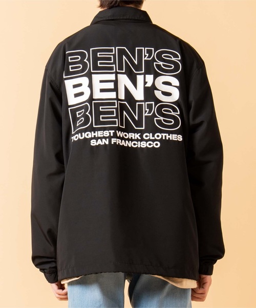 BEN DAVIS(ベンデイビス)の「WEGO/BEN DAVISロゴコーチジャケット(ブルゾン・メンズ・ブラック・LARGE/MEDIUM)」の8枚目の写真