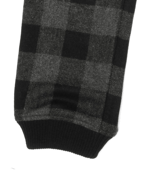BEAMS BOY（ビームスボーイ）の「BEAMS BOY / チェック ウール リブパンツ（その他パンツ・レディース・ブラック/ネイビー・1/0）」の15枚目の写真