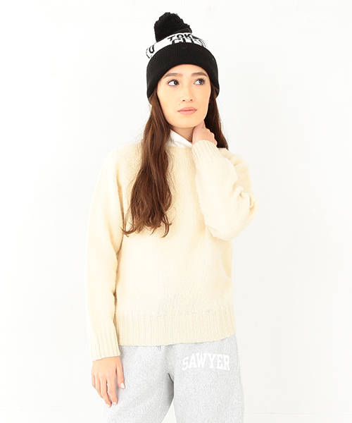 BEAMS BOY(ビームスボーイ)の「Nor’Easterly / シェトランド シャギー クルーニット 14FW(ニット/セーター・レディース・ナチュラル/ブラウン系その他/ピンク/レッド系その他/オレンジ系その他/イエロー系その他/グリーン/ブルー/ネイビー・ONE SIZE)」の3枚目の写真