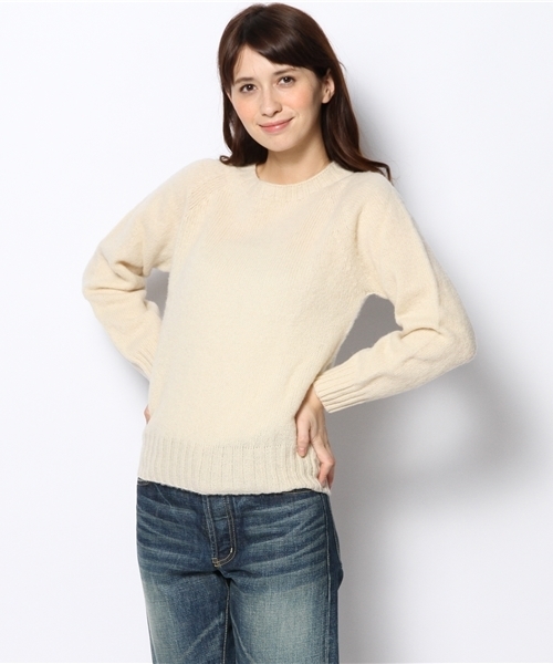 BEAMS BOY(ビームスボーイ)の「Nor’Easterly / シェトランド シャギー クルーニット 14FW(ニット/セーター・レディース・ナチュラル/ブラウン系その他/ピンク/レッド系その他/オレンジ系その他/イエロー系その他/グリーン/ブルー/ネイビー・ONE SIZE)」の16枚目の写真