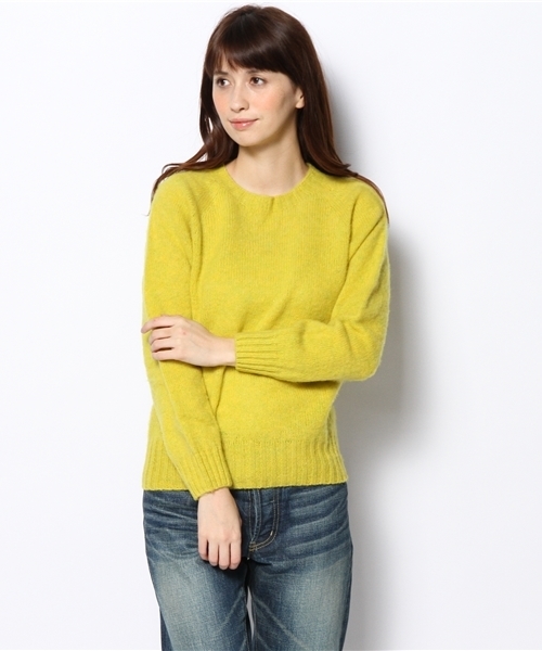 BEAMS BOY(ビームスボーイ)の「Nor’Easterly / シェトランド シャギー クルーニット 14FW(ニット/セーター・レディース・ナチュラル/ブラウン系その他/ピンク/レッド系その他/オレンジ系その他/イエロー系その他/グリーン/ブルー/ネイビー・ONE SIZE)」の17枚目の写真