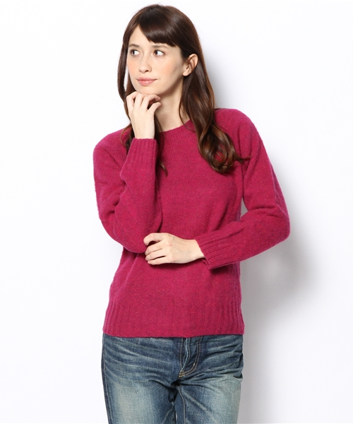 BEAMS BOY(ビームスボーイ)の「Nor’Easterly / シェトランド シャギー クルーニット 14FW(ニット/セーター・レディース・ナチュラル/ブラウン系その他/ピンク/レッド系その他/オレンジ系その他/イエロー系その他/グリーン/ブルー/ネイビー・ONE SIZE)」の10枚目の写真