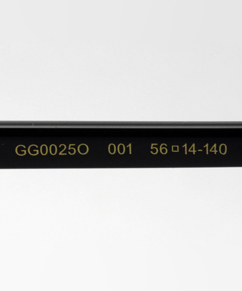 GUCCI(グッチ)の「【GUCCI/グッチ】フォックス メガネ GG0025O 001(メガネ・レディース・ブラック・FREE)」の7枚目の写真
