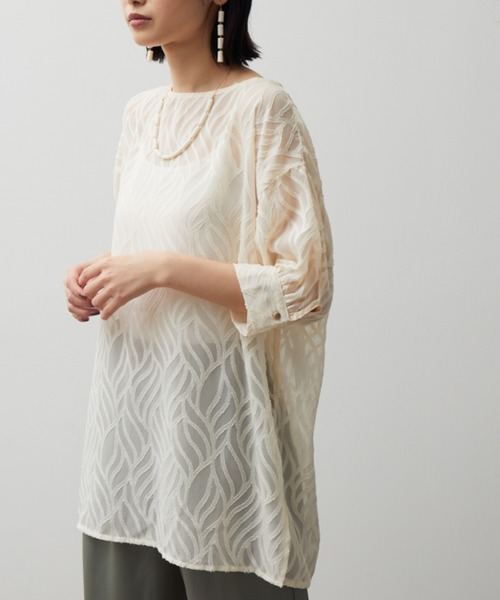 Adam et Rope&#39; - 新品 アダム エ ロペ ル マガザン 楊柳ヨーク 切替シャツ ブラウス ブラック 楽天市場】楊柳ヨーク切替シャツ／アダム エ ロペ ル マガザン