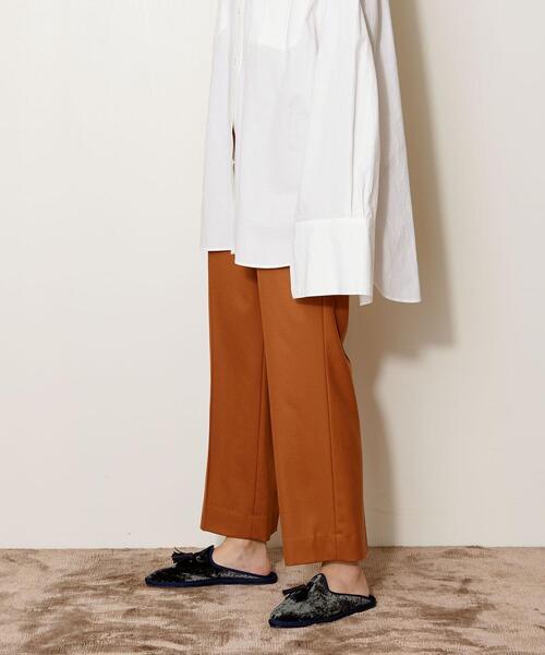 AEWEN MATOPH（イウエン マトフ）の「＜AEWEN MATOPH（イウエン マトフ）＞W/P ステッチ パンツ（その他パンツ・レディース・ベージュ/ブラック/オレンジ系その他・38/36/34）」の4枚目の写真