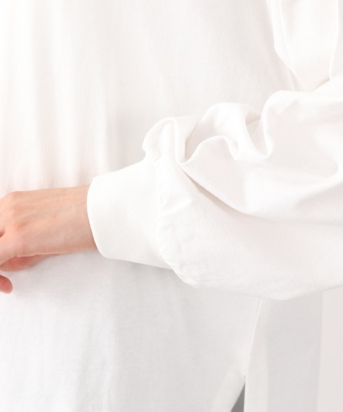 LOWRYS FARM(ローリーズファーム)の「USAアソートヘムロンT/LS 894817(Tシャツ/カットソー・レディース・ブラック/ホワイト/カーキ・MEDIUM/LARGE)」の9枚目の写真