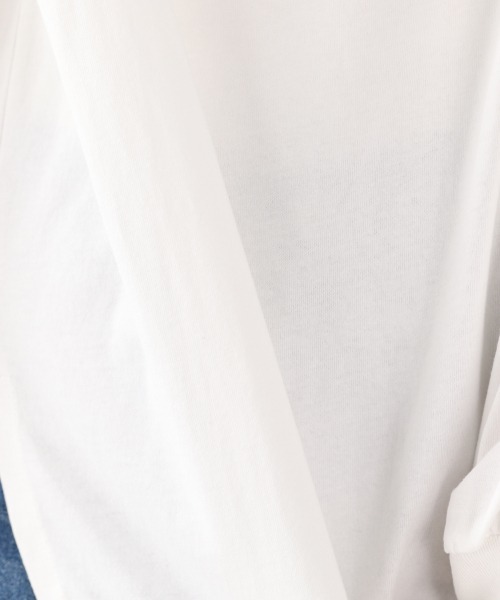 LOWRYS FARM(ローリーズファーム)の「USAアソートヘムロンT/LS 894817(Tシャツ/カットソー・レディース・ブラック/ホワイト/カーキ・MEDIUM/LARGE)」の12枚目の写真