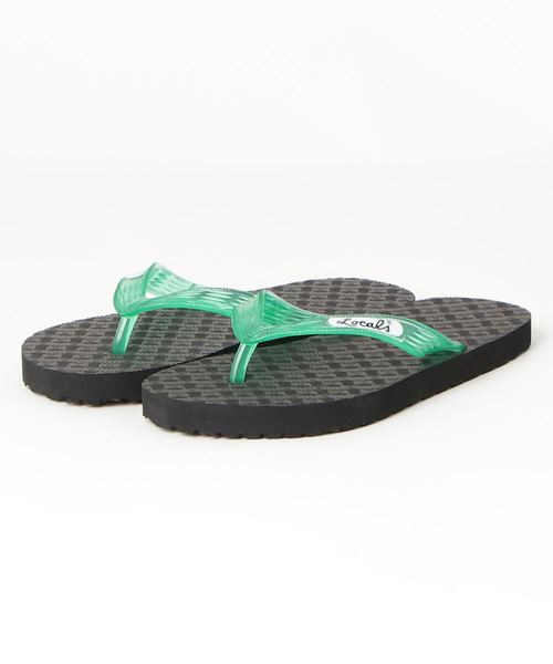 Locals（ローカルズ）の「【Locals / ローカルズ】ORIGINAL SLIPPA（サンダル・メンズ・ブラック/パープル/レッド/ターコイズブルー/ブルー/クリア/グリーン・22.5cm/24cm/26.5cm/27.5cm）」の3枚目の写真