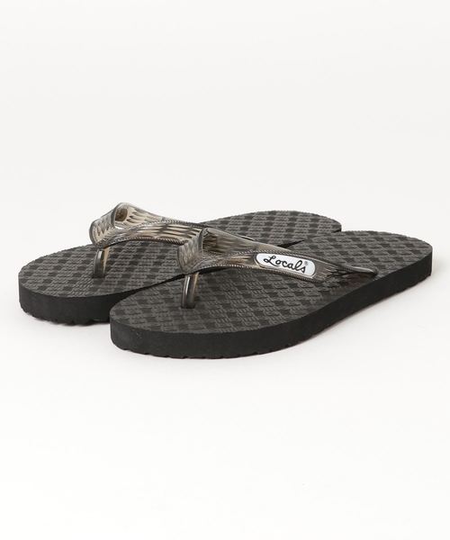 Locals（ローカルズ）の「【Locals / ローカルズ】ORIGINAL SLIPPA（サンダル・メンズ・ブラック/パープル/レッド/ターコイズブルー/ブルー/クリア/グリーン・22.5cm/24cm/26.5cm/27.5cm）」の2枚目の写真