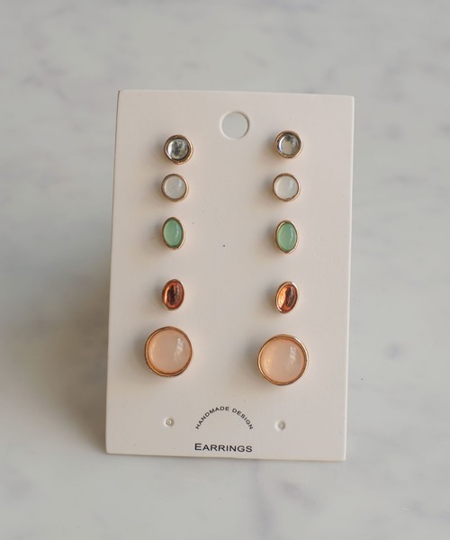 Port（ポート）の「ニュアンスストーン/パール セットピアス（ピアス（両耳用）・レディース・シルバー/ゴールド/シルバー系その他/ゴールド系その他/シルバー系その他2/シルバー系その他3/シルバー系その他4/ゴールド系その他2/ゴールド系その他3/ゴールド系その他4/ゴールド系その他5/ゴールド系その他6/シルバー系その他5/シルバー系その他6/ゴールド系その他7・FREE）」の9枚目の写真