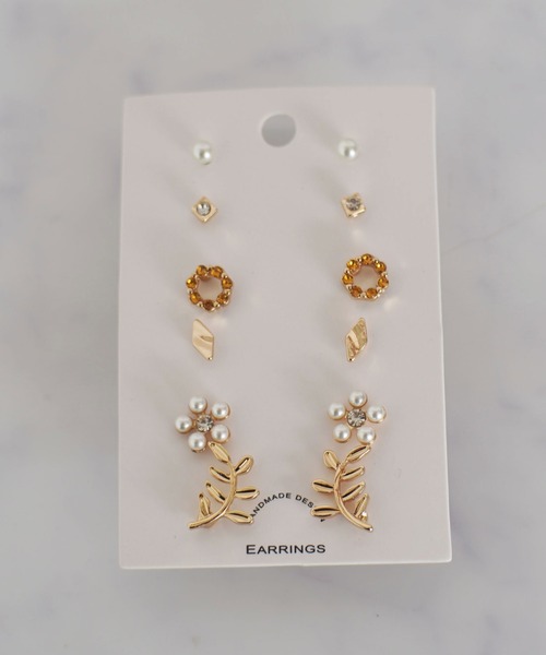 Port（ポート）の「ニュアンスストーン/パール セットピアス（ピアス（両耳用）・レディース・シルバー/ゴールド/シルバー系その他/ゴールド系その他/シルバー系その他2/シルバー系その他3/シルバー系その他4/ゴールド系その他2/ゴールド系その他3/ゴールド系その他4/ゴールド系その他5/ゴールド系その他6/シルバー系その他5/シルバー系その他6/ゴールド系その他7・FREE）」の13枚目の写真