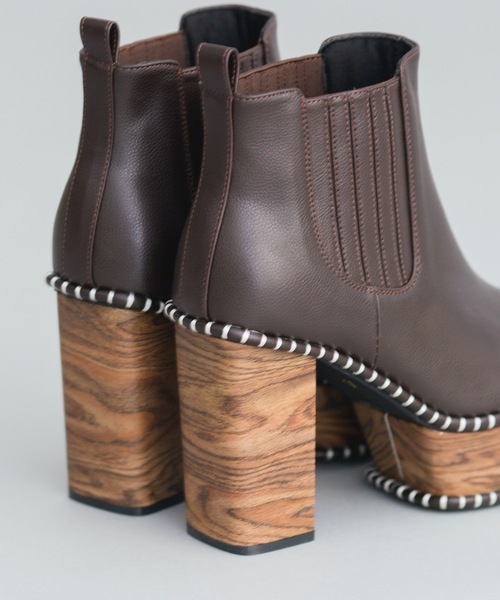 prose verse（プロズヴェール）の「ウッドソールサイドゴアブーツ  