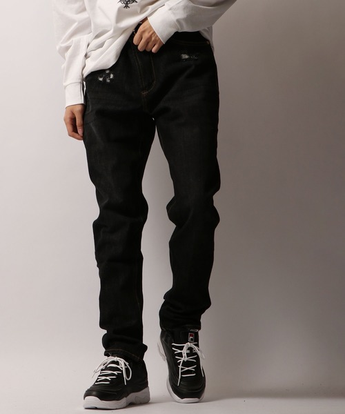 Lrg ダメージ加工 デニムパンツ デニムパンツ Lrg エルアールジー のファッション通販 Zozotown