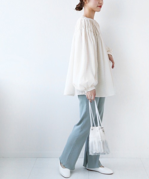 JOURNAL STANDARD - シャーリングギャザーブラウス JOURNAL STANDARD relume（ジャーナルスタンダード レリューム