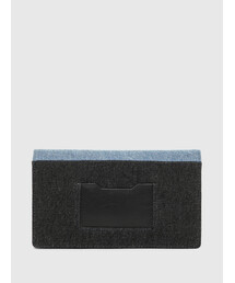 DIESEL デニム 財布 チェーンストラップ お財布ショルダーバッグ Women's Wallet bag in mirrored leather | Silver | Diesel