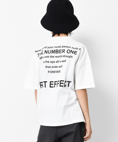 RAT EFFECT（ラットエフェクト）の「バックナロープリントビッグTシャツ（Tシャツ/カットソー・キッズ・ライトグレー/ライトブルー/ブラック/ベージュ/オフホワイト/グリーン・120/130/140/150/160）」の2枚目の写真