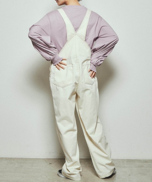 WEGO（ウィゴー）の「WEGO/ボリュームギャザースリーブロンＴ（Tシャツ/カットソー・レディース・オフホワイト/ブルー/ライトパープル/スミクロ/ライトベージュ・FREE）」の13枚目の写真