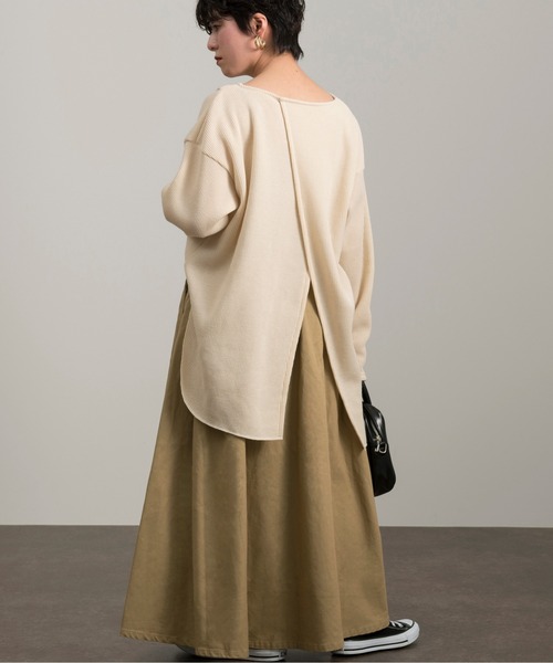 Ambre Neige（アンブルネージュ）の「タックボリュームスカート／【WEB/EC限定商品】（スカート・レディース・ブラック/ベージュ・FREE）」の15枚目の写真