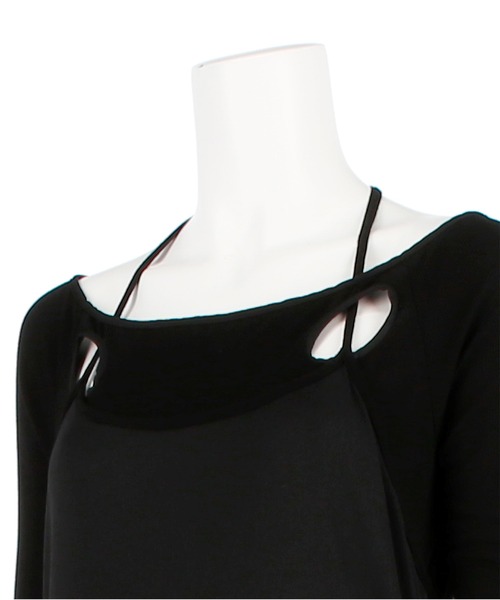 G.V.G.V.(ジーヴィージーヴィー)の「HOLE DRESS AND HALTER DRESS(ワンピース・レディース・ブラック/ブラウン・S/XS)」の7枚目の写真