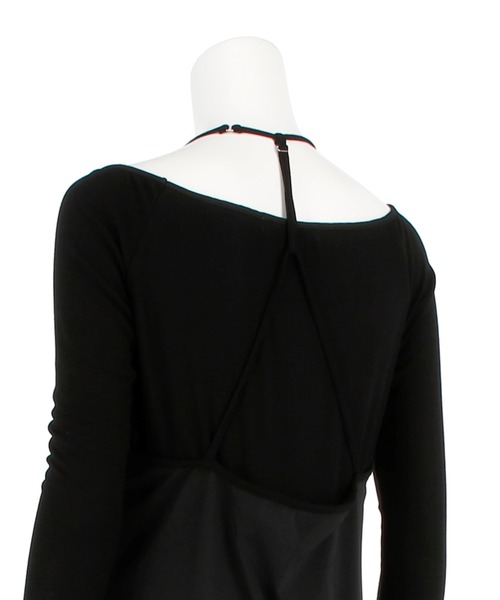 G.V.G.V.(ジーヴィージーヴィー)の「HOLE DRESS AND HALTER DRESS(ワンピース・レディース・ブラック/ブラウン・S/XS)」の4枚目の写真