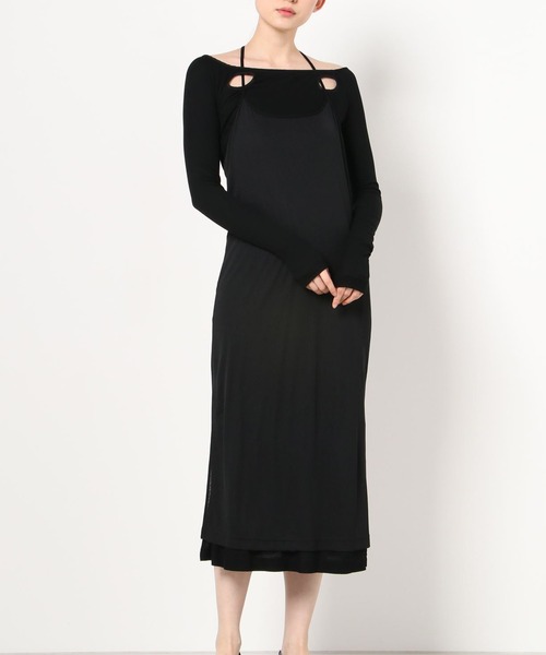 G.V.G.V.(ジーヴィージーヴィー)の「HOLE DRESS AND HALTER DRESS(ワンピース・レディース・ブラック/ブラウン・S/XS)」の13枚目の写真