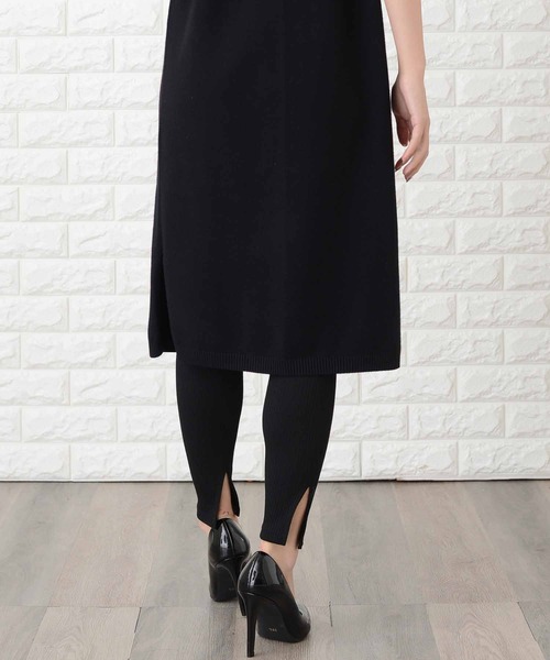 Lace Ladies（レースレディース）の「選べる2タイプリブレギンス ゆるコーデ（レギンス/スパッツ・レディース・ライトグレー/ダークグレー/ブルー系その他/グレー/グレー系その他/ブラック/ネイビー/ブラック系その他・XL/L/M）」の18枚目の写真