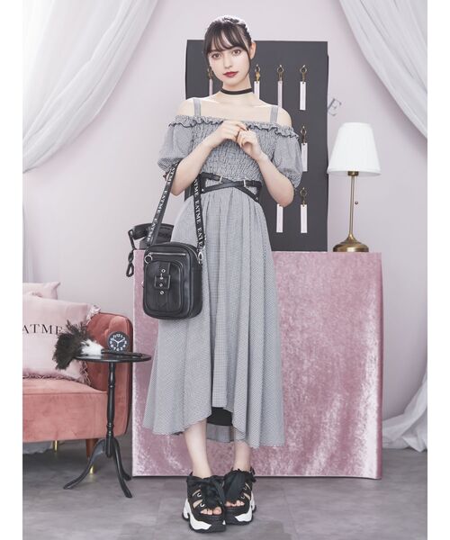 EATME（イートミー）の「オフショルマキシワンピース（ワンピース