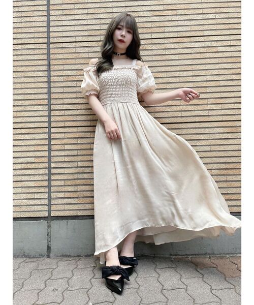 EATME（イートミー）の「オフショルマキシワンピース（ワンピース