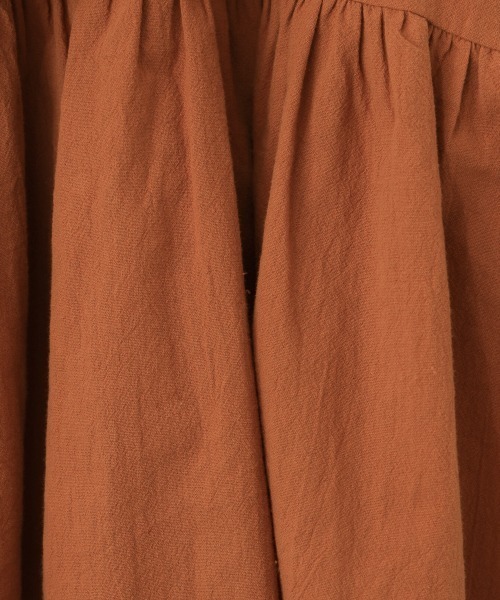 LOWRYS FARM（ローリーズファーム）の「コットンレースカラーブラウス　942851（シャツ/ブラウス・キッズ・ブラック/オフホワイト/オレンジ・130/120/110）」の20枚目の写真