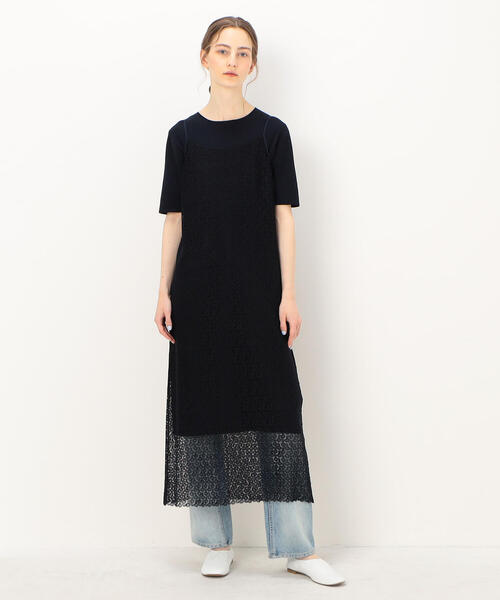 セール レースコンビ クルーネックワンピース ワンピース Tomorrowland トゥモローランド のファッション通販 Zozotown