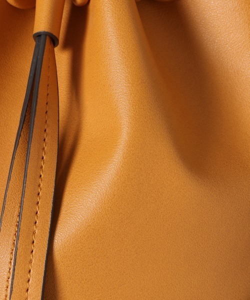 JEANASIS（ジーナシス）の「フェイクレザーバケットバッグ/948304（ショルダーバッグ・レディース・グリーン/ブラック/ブラウン/ホワイト・FREE）」の22枚目の写真