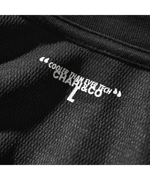 CHARI&CO（チャリアンドコー）の「CHARI&CO EMBROIDERY BOLD LOGO TEE "CTET" Tシャツ（Tシャツ/カットソー・メンズ・ホワイト/ブラック・SMALL/MEDIUM/LARGE/X-LARGE）」の7枚目の写真