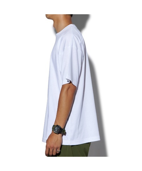 CHARI&CO（チャリアンドコー）の「CHARI&CO EMBROIDERY BOLD LOGO TEE "CTET" Tシャツ（Tシャツ/カットソー・メンズ・ホワイト/ブラック・SMALL/MEDIUM/LARGE/X-LARGE）」の8枚目の写真